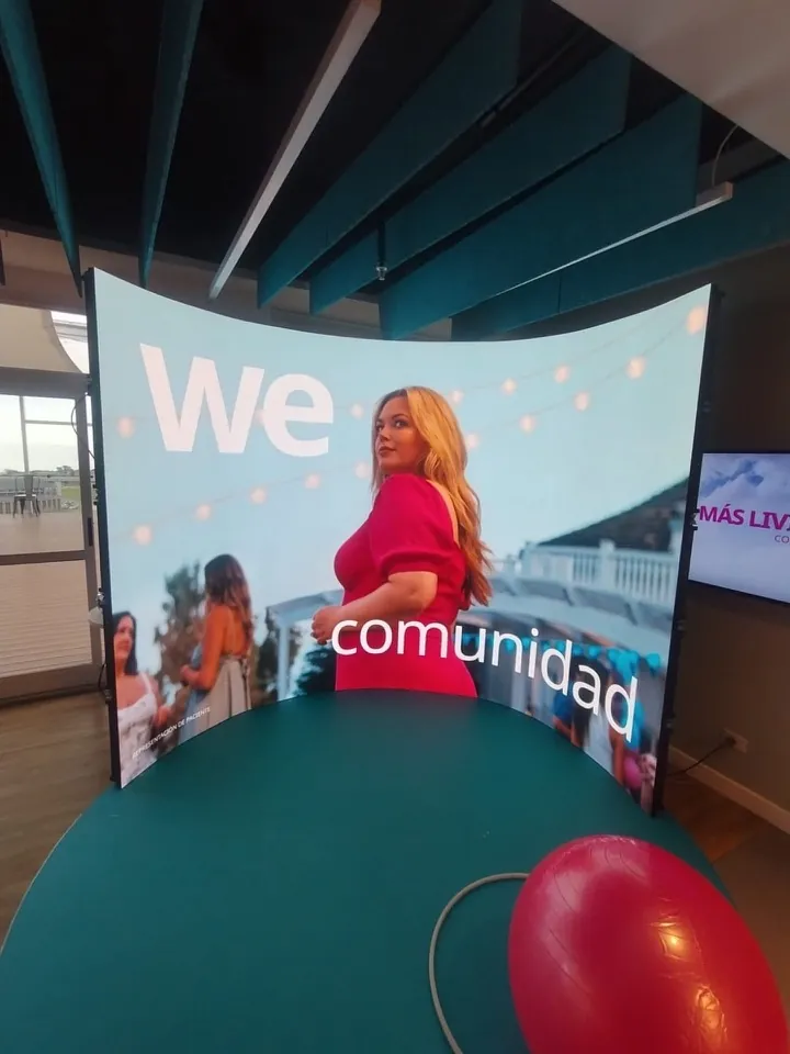 Alquiler de LED curvo y flexible